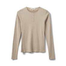 Indlæs billede til gallerivisning SOFIE SCHNOOR Alicia T-shirt Long Sleeve Beige Melange

