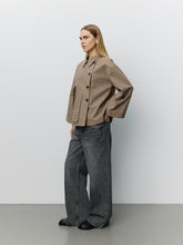 Indlæs billede til gallerivisning SOFIE SCHNOOR Agatha Check Jacket Light Brown Check

