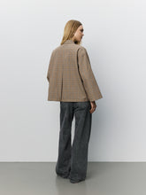 Indlæs billede til gallerivisning SOFIE SCHNOOR Agatha Check Jacket Light Brown Check
