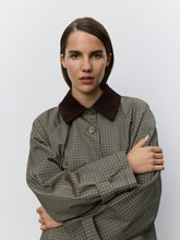 Indlæs billede til gallerivisning SOFIE SCHNOOR Filliesw Relaxed Coat Blue/Brown Check
