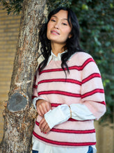 Indlæs billede til gallerivisning BLACK COLOUR Bcdell SS Jumper Rose Red
