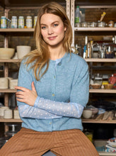 Indlæs billede til gallerivisning BLACK COLOUR Bcdell SS Cardigan Light Blue
