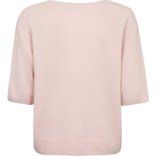 Indlæs billede til gallerivisning DEPECHE 100428 Sarah Alpaca V-Neck 1/2 Sleeve Dusty Rose
