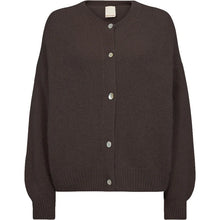 Indlæs billede til gallerivisning DEPECHE Sarah Alpaca Cardigan Brown

