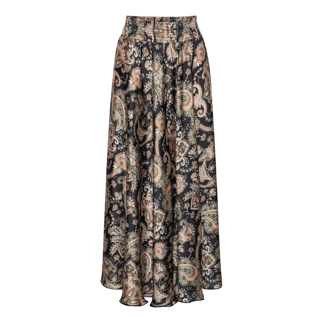 KARMAMIA Savannah Skirt Khaki Paisley