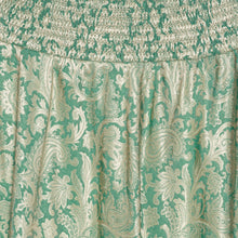 Indlæs billede til gallerivisning KARMAMIA Savannah Skirt Emerald Gold Jacquard
