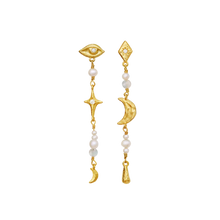 Indlæs billede til gallerivisning MAANESTEN Sissone Earrings (guld/sølv)
