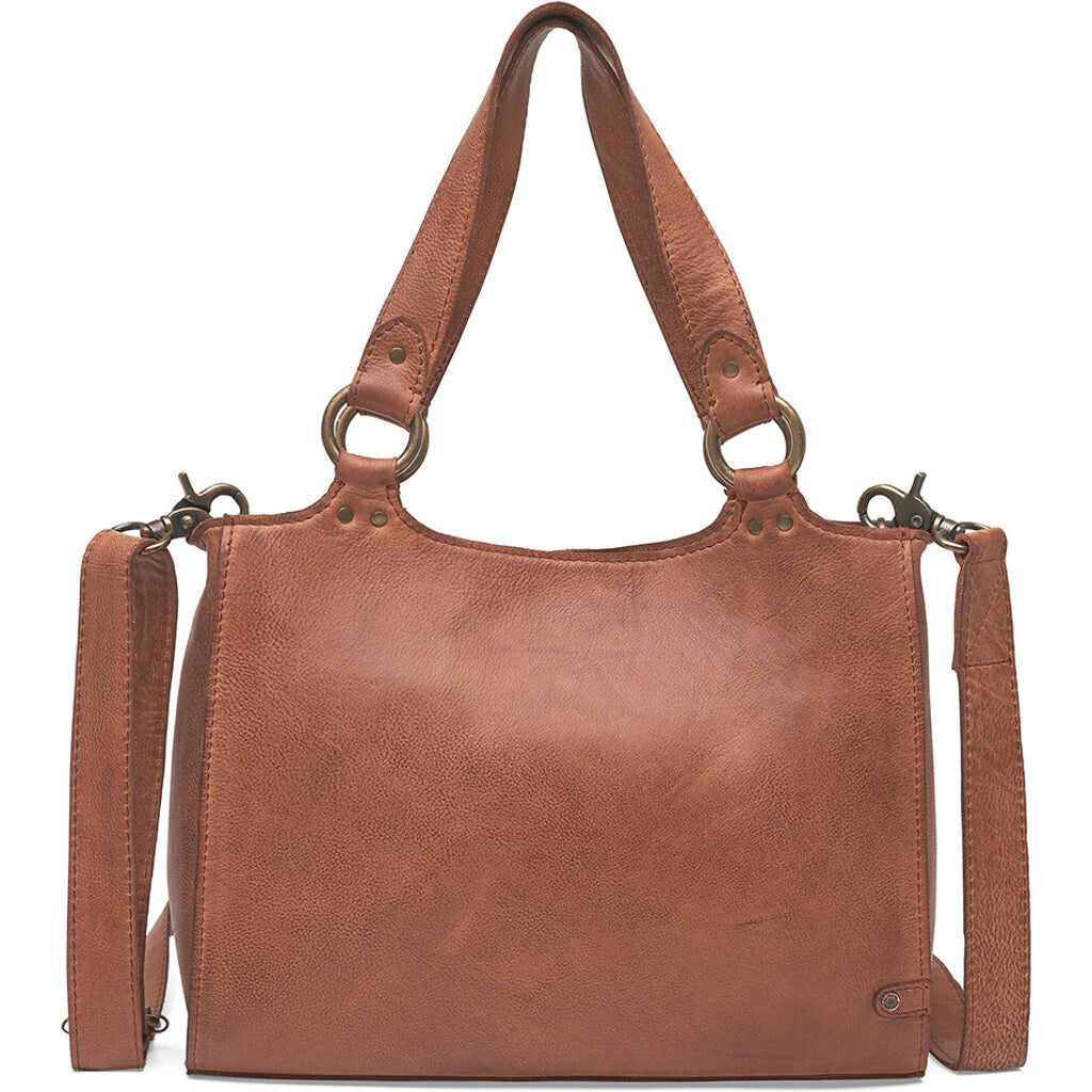 DEPECHE 16218 Skuldertaske Vintage Cognac