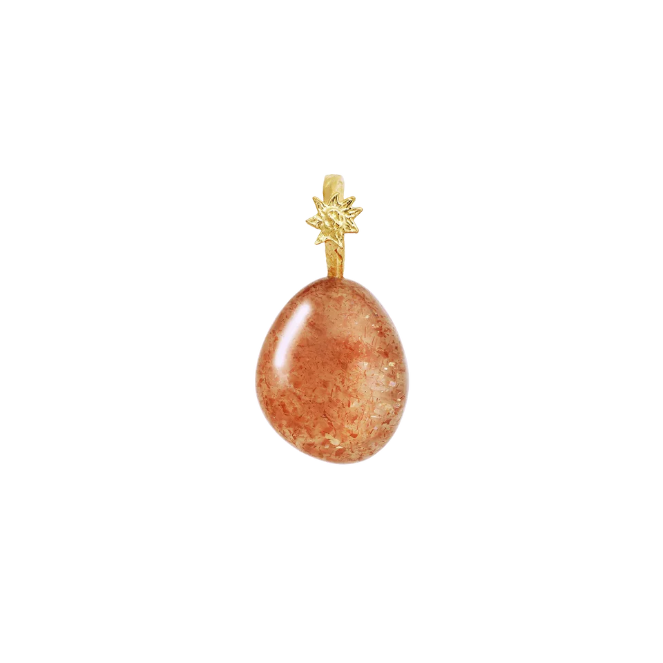 MAANESTEN Sunstone Fire Pendant