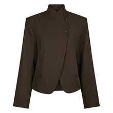 Indlæs billede til gallerivisning NEO NOIR Tiria Structure Blazer Dark Brown
