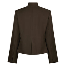 Indlæs billede til gallerivisning NEO NOIR Tiria Structure Blazer Dark Brown
