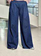 Indlæs billede til gallerivisning BLACK COLOUR Bcdenice Denim Wideleg Pant Denim
