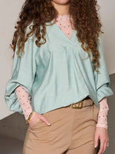 Indlæs billede til gallerivisning BLACK COLOUR Bcannie Mesh Blouse Powder Dot
