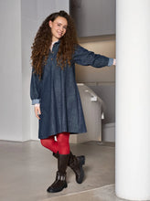 Indlæs billede til gallerivisning BLACK COLOUR Bcbox A-Dress Navy Denim

