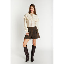 Indlæs billede til gallerivisning BRUUNS BAZAAR Aronia Nadino Shorts Brown Check
