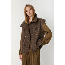Indlæs billede til gallerivisning BRUUNS BAZAAR Colpo Litas Waistcoat Brown Melange
