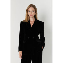 Indlæs billede til gallerivisning BRUUNS BAZAAR Velvet Tuxi Blazer
