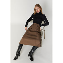 Indlæs billede til gallerivisning BRUUNS BAZAAR Mademia Turi Skirt Earth Brown
