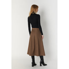 Indlæs billede til gallerivisning BRUUNS BAZAAR Mademia Turi Skirt Earth Brown
