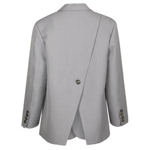 Indlæs billede til gallerivisning NEO NOIR Aarielle Structure Blazer Grey Melange
