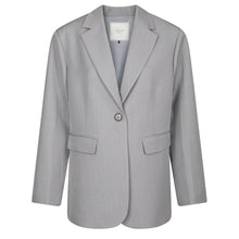Indlæs billede til gallerivisning NEO NOIR Aarielle Structure Blazer Grey Melange
