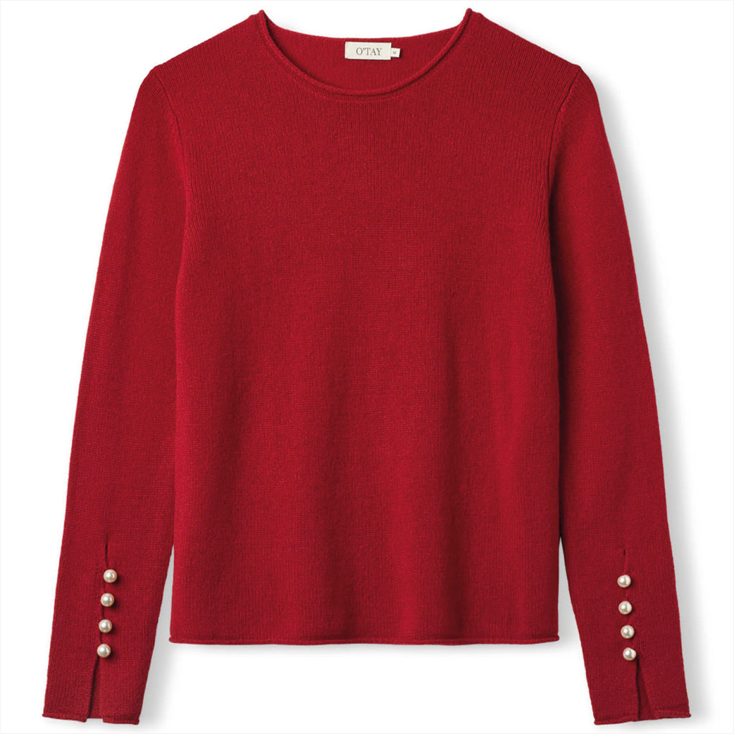 O'TAY Abbelone Sweater Red