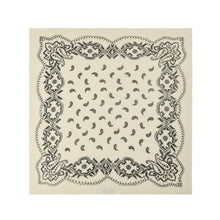 Indlæs billede til gallerivisning NEO NOIR Adelina Paisley Knit Scarf Off White
