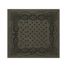Indlæs billede til gallerivisning NEO NOIR Adelina Paisley Knit Scarf Army
