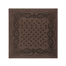 Indlæs billede til gallerivisning NEO NOIR Adelina Paisley Knit Scarf Brown Melange
