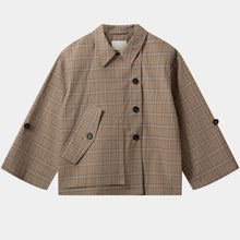 Indlæs billede til gallerivisning SOFIE SCHNOOR Agatha Check Jacket Light Brown Check
