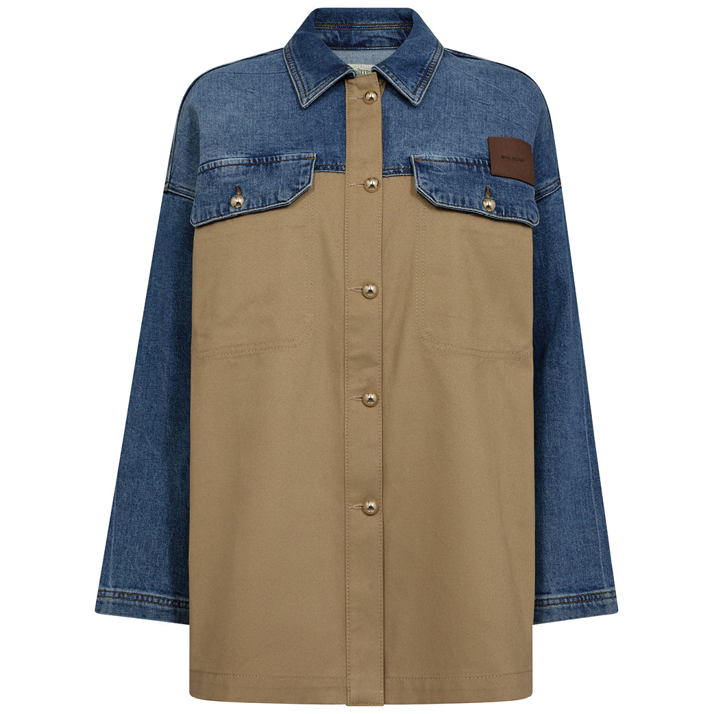 MOS MOSH Alia Mix Shirt True Camel