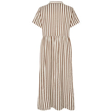 Indlæs billede til gallerivisning LOLLYS LAUNDRY Aliyali Maxi Dress SS Dark Mokka
