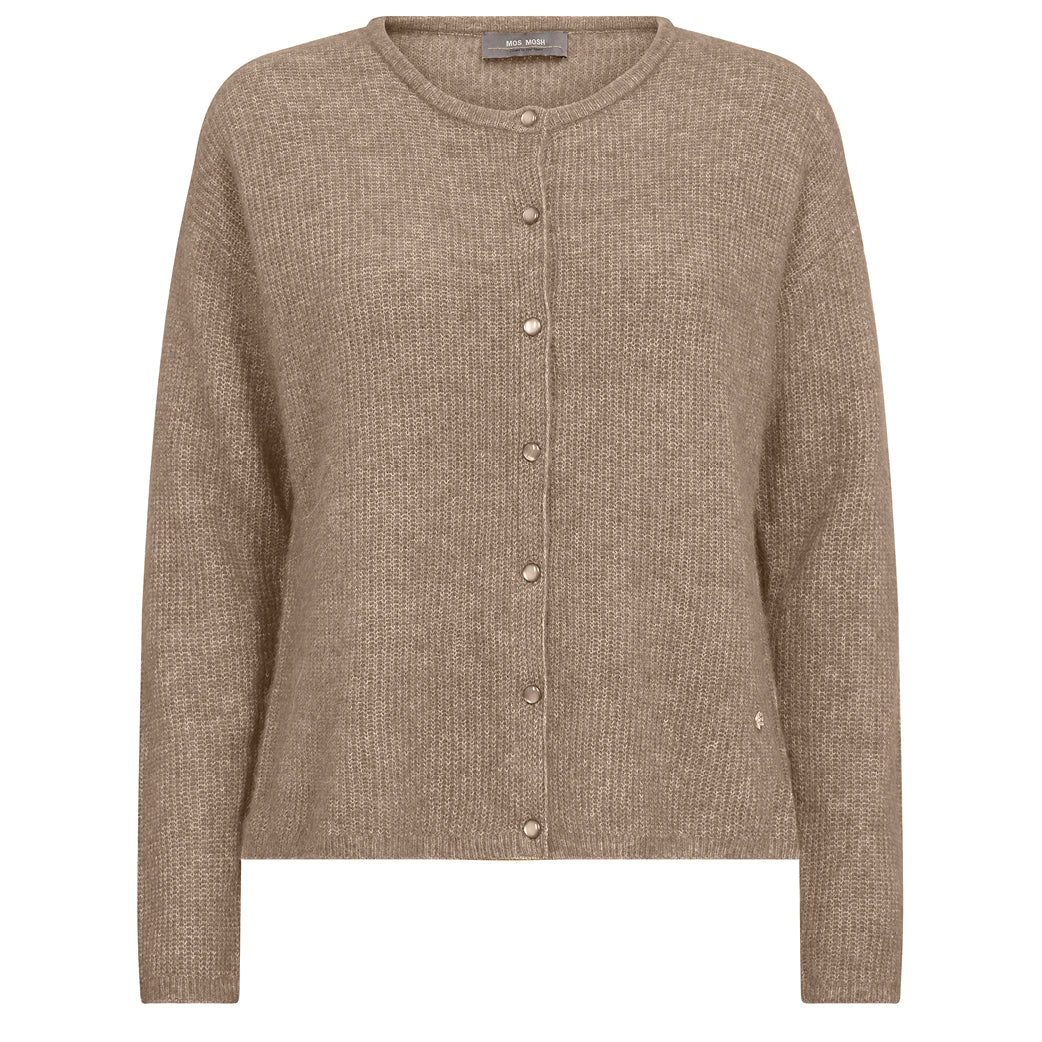 MOS MOSH Almine Knit Cardigan Roasted Cashew
