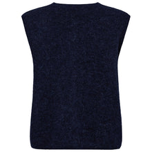 Indlæs billede til gallerivisning MOS MOSH Almine Thora Knit Vest Maritime Blue
