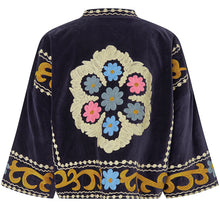 Indlæs billede til gallerivisning LOLLYS LAUNDRY Amby Jacket Dark Blue
