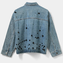 Indlæs billede til gallerivisning SOFIE SCHNOOR Amaya Boxy Denim Jacket Denim Blue
