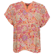 Indlæs billede til gallerivisning BLACK COLOUR Bcluna Andrea Top Pacifique Orange
