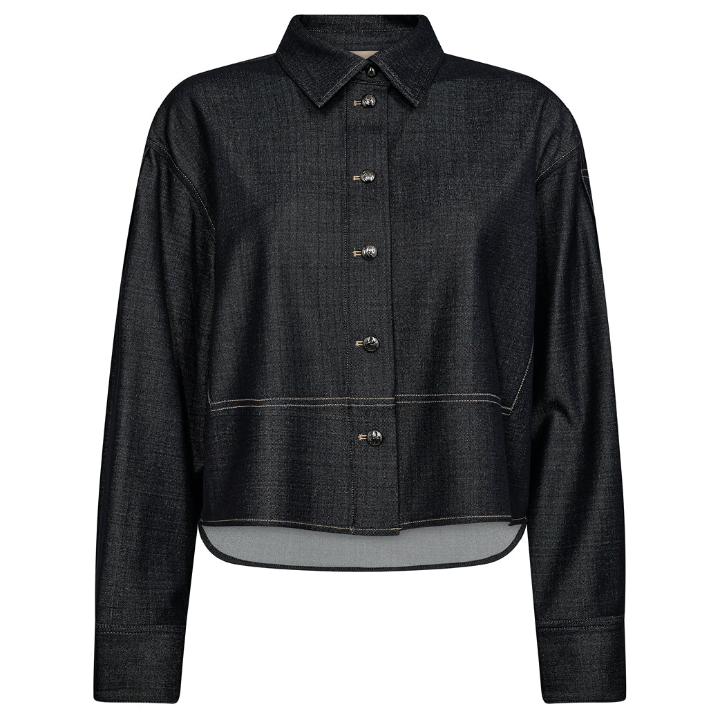 MOS MOSH Anela Cilla Shirt Black