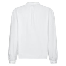 Indlæs billede til gallerivisning NEO NOIR Aneliah Poplin Emb Blouse Hvid
