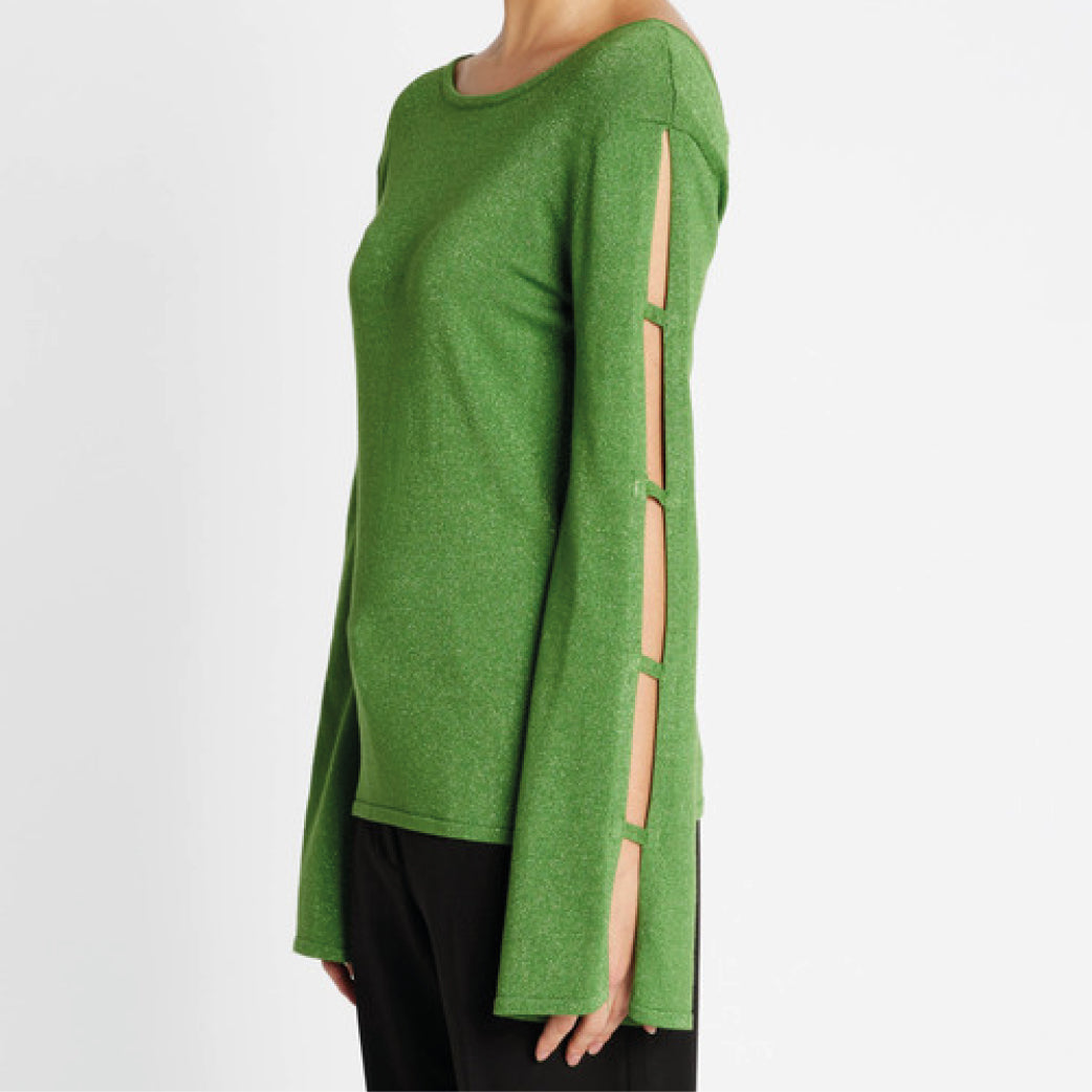 BRUUNS BAZAAR Anemone Yasmin Knit Fresh Green