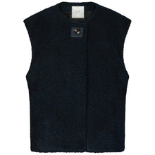 Indlæs billede til gallerivisning NEO NOIR Anjanna Teddy Vest Navy
