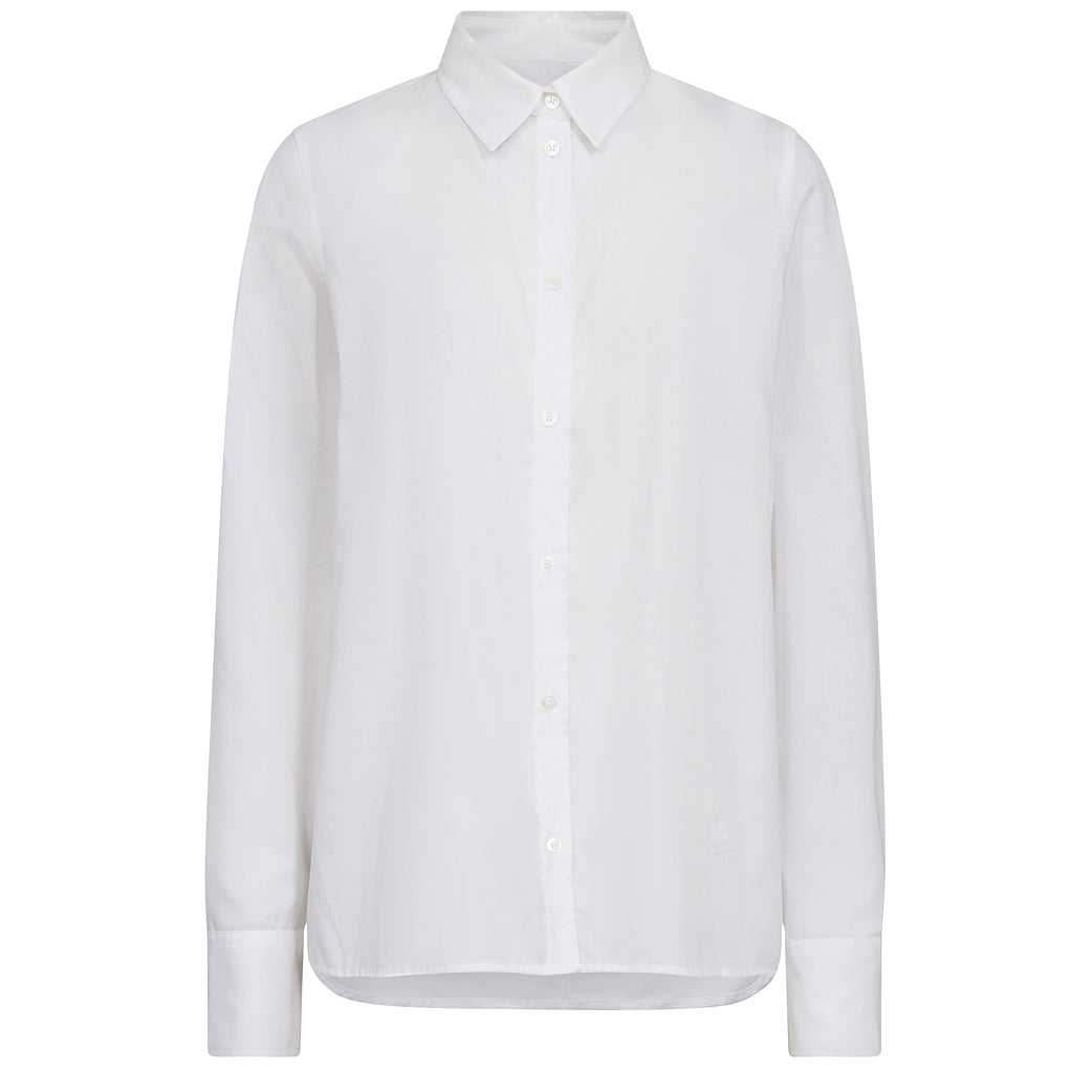 MOS MOSH Anica Oxford Shirt White