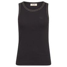 Indlæs billede til gallerivisning MOS MOSH Ara Rib Tank Top Black
