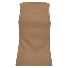 Indlæs billede til gallerivisning MOS MOSH Ara Rib Tank Top Petrified Oak
