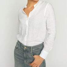 Indlæs billede til gallerivisning MOS MOSH Artina Linen Shirt White
