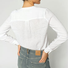 Indlæs billede til gallerivisning MOS MOSH Artina Linen Shirt White
