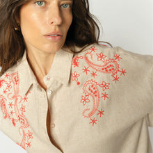 Indlæs billede til gallerivisning MOS MOSH Audri Coleen Shirt Clay
