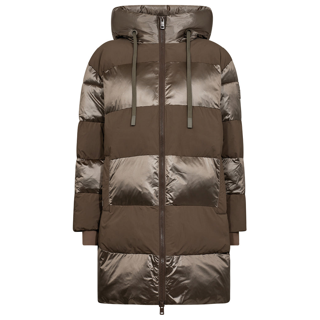 MOS MOSH Avon Block Jacket Chocolate Chip