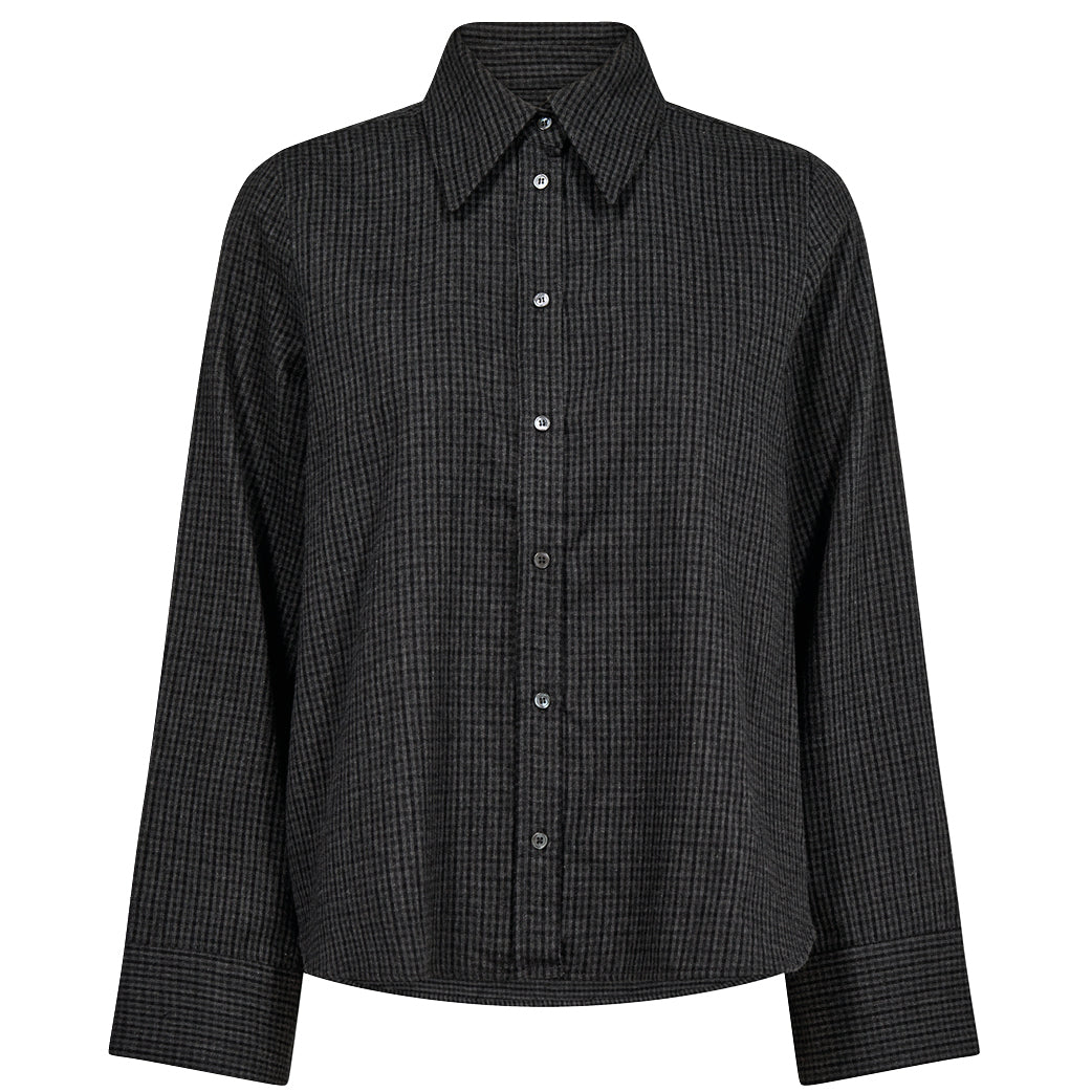 MOS MOSH Ayen Check Shirt Phantom
