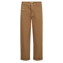 Indlæs billede til gallerivisning MOS MOSH Aymen Len Pant Dark Camel Ankle
